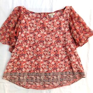 LUCKY BRAND Boho Top Medium